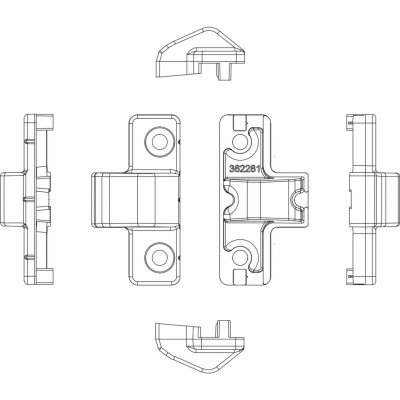 MACO prítlačný závěs skrytý rámový díl REHAU S730 – Hledejceny.cz