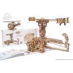 Ugears 3D mechanické puzzle Lokomotiva Letecký simulátor 726 ks – Hledejceny.cz