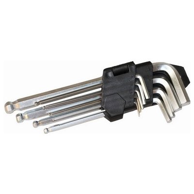 PROTECO - 42.09-2004 - sada klíčů 6HR s kul. bez magnetu 9 dílů na klipu – Zboží Dáma