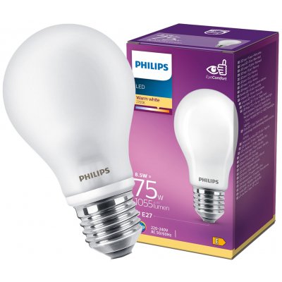 Philips Klasik LED 8,5W E27 teplá bílá – Sleviste.cz