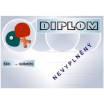 VIZINGR Ping pong diplom A4 č.1 Ping č.1 BEZ TEXTU – Zboží Mobilmania