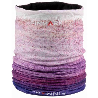 Finmark multifunkční šátek fialová bílá růžová – Hledejceny.cz