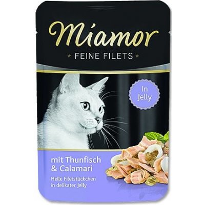 Finnern Miamor Cat Filet tuňák kalamáry jelly 100 g