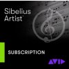 Program pro úpravu hudby AVID Sibelius 1Y Subscription