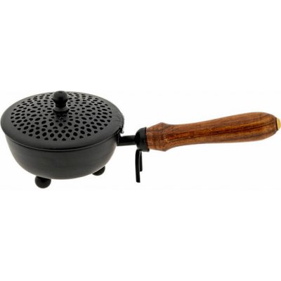 Nefertitis Kadidelnice železná s rukojetí Black magic NF54102 - ø cca 9,2 cm – Zboží Dáma