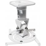 LogiLink BP0003 stropní držák projektoru naklápěcí, otočný vzd. země-strop (max.): 22 cm bílá – Zboží Mobilmania