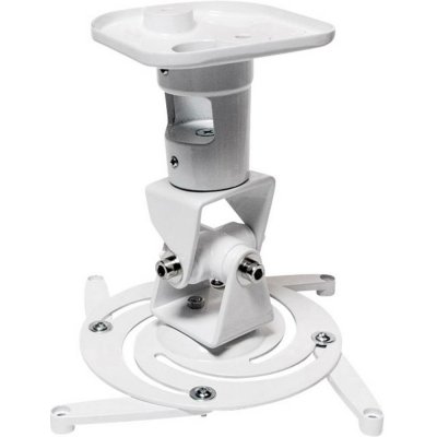 LogiLink BP0003 stropní držák projektoru naklápěcí, otočný vzd. země-strop (max.): 22 cm bílá – Zboží Mobilmania
