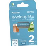 Panasonic Eneloop Lite AAA 2ks 4LCCE/2BE – Zboží Živě