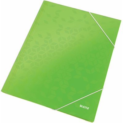 Leitz Wow A4 Desky s chlopněmi a gumičkou zelené – Zbozi.Blesk.cz