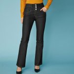 Blancheporte Bootcut džíny s vysokým pasem šedá – Zboží Dáma