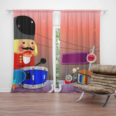 Sablio Závěs Bubeníček: 2ks 140x250cm – Hledejceny.cz