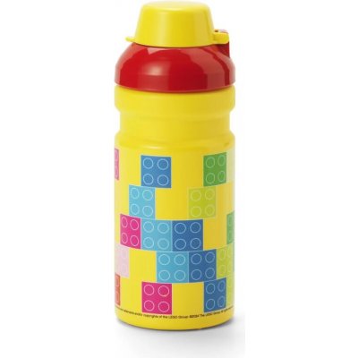 LEGO® Brick láhev na pití - červená/žlutá – Sleviste.cz