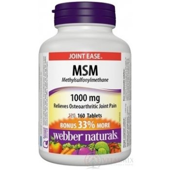 Webber Naturals MSM 1000 mg 160 tablet