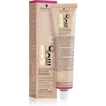 Schwarzkopf Blondme tónovací krém pro Blond vlasy T Ice Creative Pastel Tones Blonde Toning 60 ml