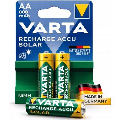 Varta Solar AA 800 mAh 2ks 56736101402 – Zboží Živě