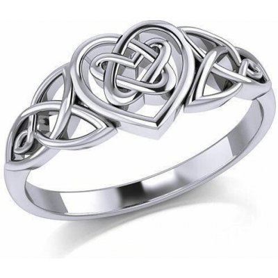 Fantasy Šperky Keltské srdce stříbrný prsten P3490 – Hledejceny.cz