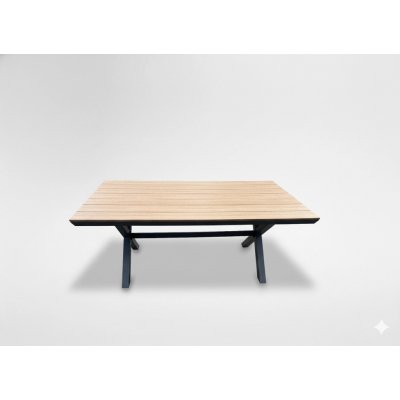 Garden Line Zahradní stůl Alumio 180 cm hnědý/tmavě šedý – Hledejceny.cz