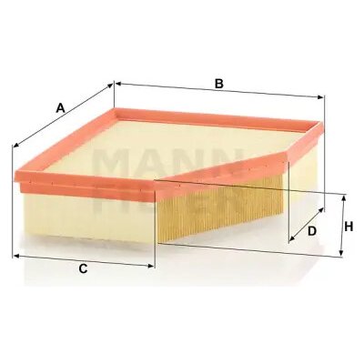 MANN FILTER Vzduchový filtr C 28 037 – Hledejceny.cz