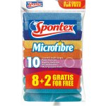 Spontex Microfibre utěrka 30 x 30 cm 8 + 2 ks – Hledejceny.cz