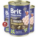 Brit Premium by Nature Dog Chicken With Chicken Hearts 400 g – Zboží Mobilmania