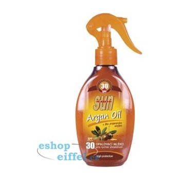 SunVital Bronz opalovací mléko s arganovým olejem SPF30 200 ml