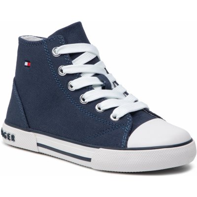 Tommy Hilfiger High Top Lace Up Sneaker T3X4 32209 0890 Tmavomodrá