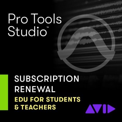 AVID Pro Tools Studio Annual Paid Annual Subscription - EDU Renewal