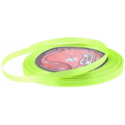 Paper Design Stuha saténová 6mm/32m - zářící zelená - 601078 – Hledejceny.cz