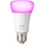 Philips HUE LED světelný zdroj, 9 W, 806 lm, RGB, teplá - studená bílá, E27 PHLEDHA9W/WCA – Zboží Živě