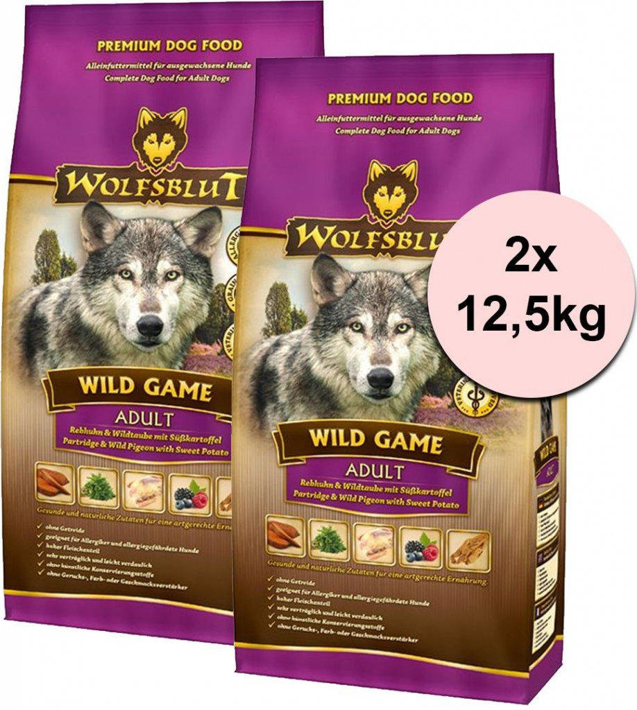 Wolfsblut Wild Game Adult 2 x 12,5 kg