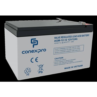 Conexpro AGM-12-12 12V 12Ah – Zboží Živě