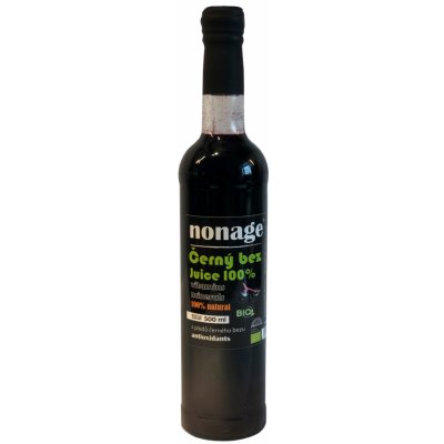 Nonage Bio Premium Bez černý od 100% juice 0,5 l