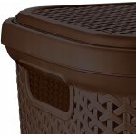 Orion s víkem RATAN 55 l hnědý – Zboží Dáma