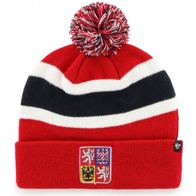 47 Brand pánská Zimní čepice Česká republika Breakaway '47 Cuff Knit Red – Sleviste.cz