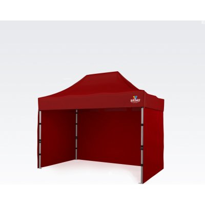 BRIMO Profi 2x3m ALU EXCLUSIVE (3 stěny) s 3 stěnami Červená E. Alu – Hledejceny.cz