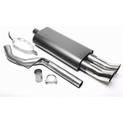 TA Technix sportovní výfuk VW Passat B3 / B4 vč. Variant 88-97 kromě Syncro / VR6, 2x 76 mm DTM zahnutá nerezová koncovka bez pertlu – Hledejceny.cz