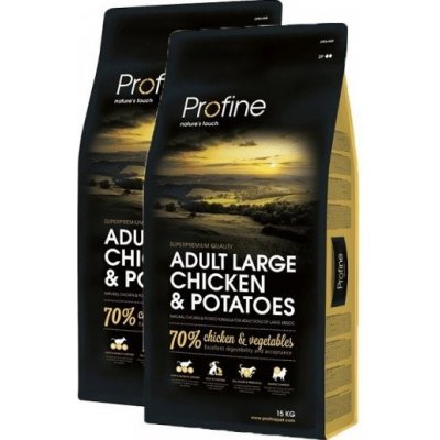 Profine Dog Adult Large Chicken & Potatoes 2 x 15 kg – Hledejceny.cz