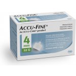 Accu - Fine jehly do inzulínového pera 32 G x 4 mm 100 ks – Sleviste.cz