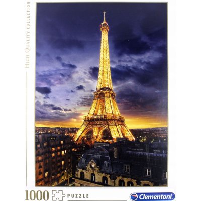 Clementoni svítící Eiffelova věž 39514 1000 dílků – Zboží Mobilmania