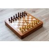 Šachy Magnetické dřevěné šachy LUX zásuvné