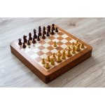 Magnetické dřevěné šachy LUX zásuvné – Zboží Mobilmania