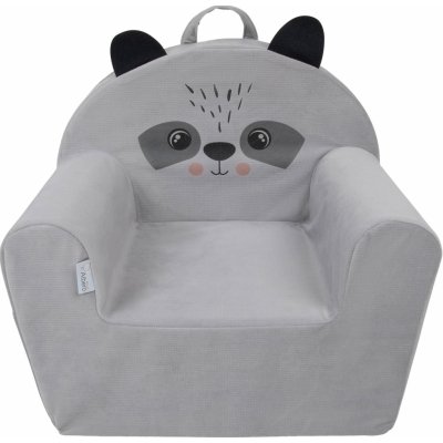 Albero Mio Dětské křeslo velvet odstíny šedé – Zboží Dáma