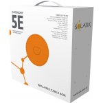 Solarix SXKD-5E-FTP-PE venkovní FTP, Cat5E, drát, PE, box, 100m – Hledejceny.cz
