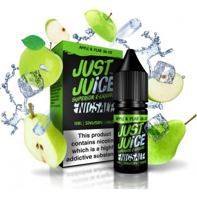 Just Juice Salt Apple & Pear On Ice 10 ml 11 mg – Hledejceny.cz