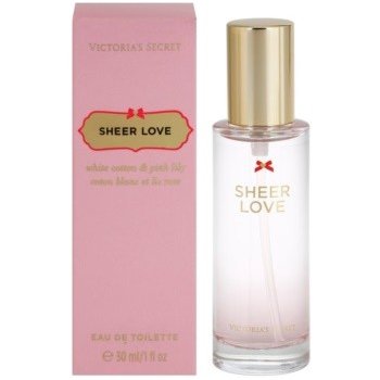 Victoria's Secret Sheer Love White Cotton & Pink Lily toaletní voda dámská 30 ml