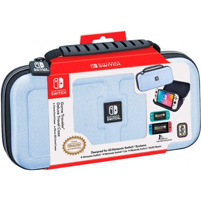 BigBen Deluxe Pouzdro Nintendo Switch, Lite, OLED Pastel Blue NNS30PB – Zboží Živě