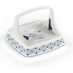 STEFANPLAST Plochý stojánek na ubrousky Tosca bílý/modrý – Zboží Živě