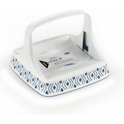 STEFANPLAST Plochý stojánek na ubrousky Tosca bílý/modrý – Zboží Živě