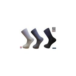Pondy ponožky dámské 100% bavlna ŽEBRO Světle šedá