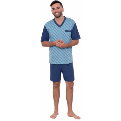 Wadima 204 Ernest 367 pánské pyžamo krátké modré